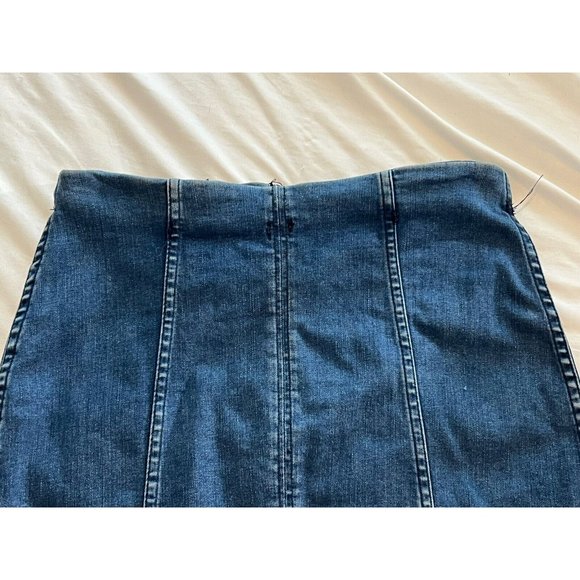 Free People Blue Denim Mini Skirt - Picture 4 of 9